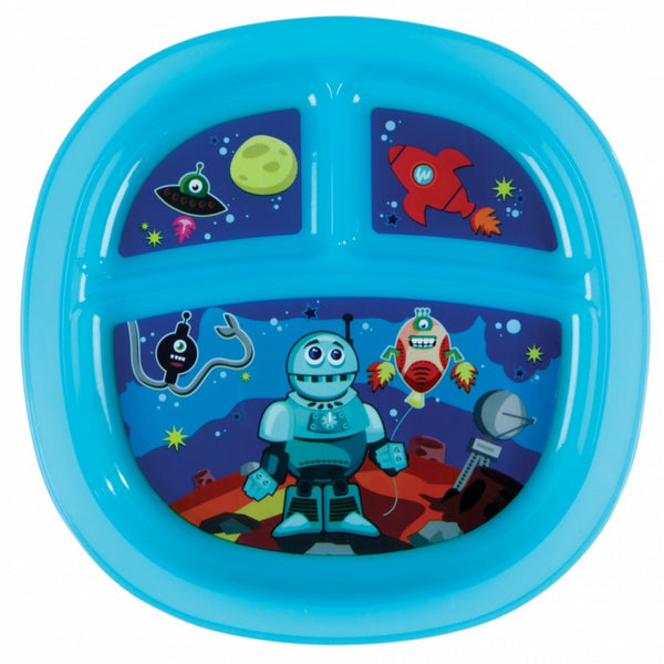 Munchkin Deco Toddler Plate – Blue
