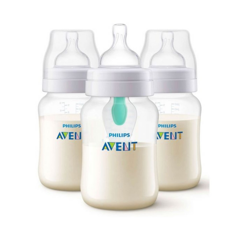Philips Avent Anti-Colic with AirFree™ Vent 260ml Bottle – 3 Pack Set