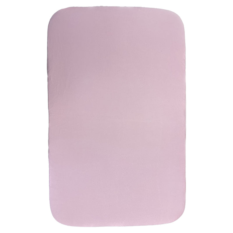 Callowesse Bedside Crib 86 x 56cm Fitted Sheet - Pink - Pack of 2