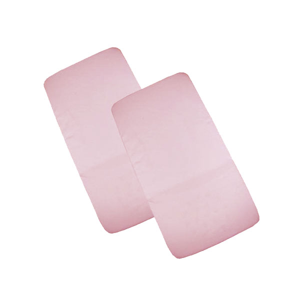 Cuddles Collection Plain Crib Sheets 40 x 94cm – Pink