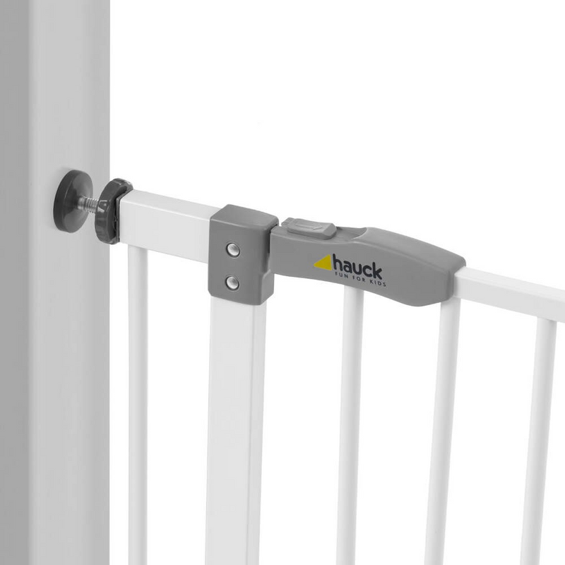 Hauck Open’n Stop Safety Gate + 9cm Extension (83 to 90.5cm) – White