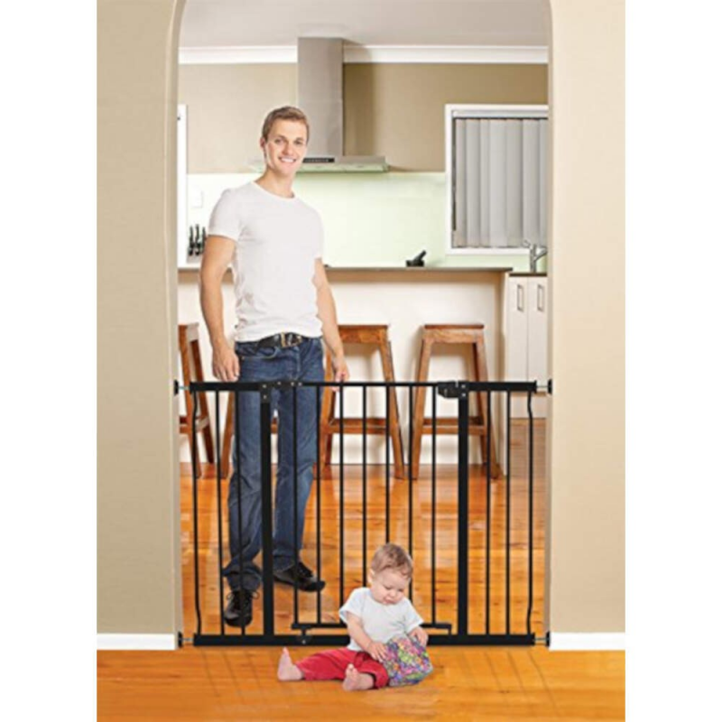 Dreambaby Liberty Xtra-Tall Xtra-Wide Safety Gate – Black – 99 cm to 106cm