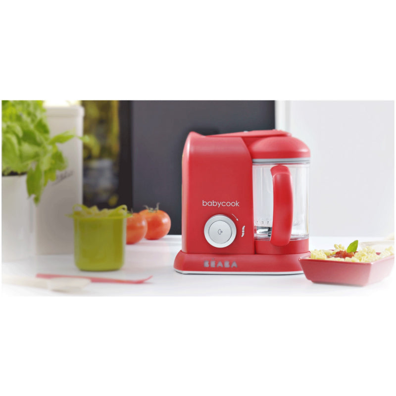 Beaba Babycook Solo 4-in-1 Baby Food Maker - Red