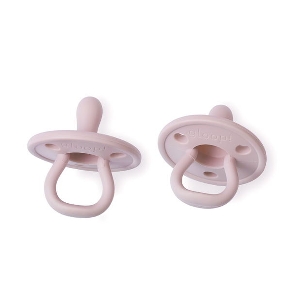 Gloop silicone pacifier - Rose Pink