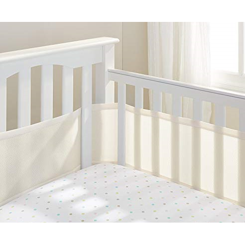 BreathableBaby Four-Sided Mesh Cot Liner – Ecru