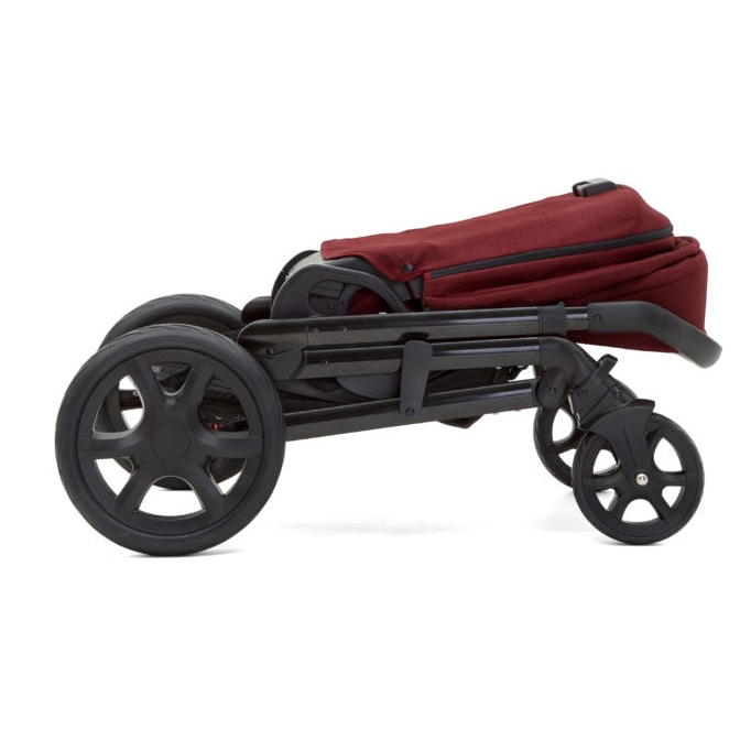 Joie Chrome DLX Pushchair and Carrycot – Cranberry