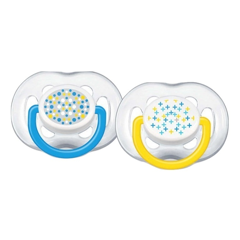 Philips AVENT Contemporary Freeflow Soother 6m+ – Twin Pack