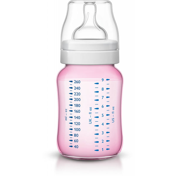 Philips AVENT Classic+ 9oz Baby Bottle (Pink) - Twin Pack