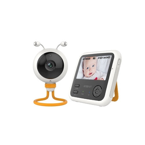 WiseNet BabyView Eco Flex Baby Monitor SEW-3048 - Mother & Baby Awards Best Monitor 2019 & Additional Camera