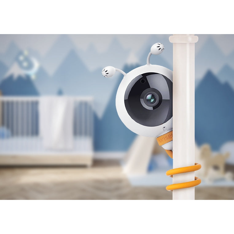 WiseNet BabyView Eco Flex Baby Monitor SEW-3048 - Mother & Baby Awards Best Monitor 2019 & Additional Camera