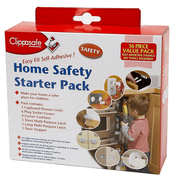 Clippasafe Home Safety Starter Pack – 16 Piece