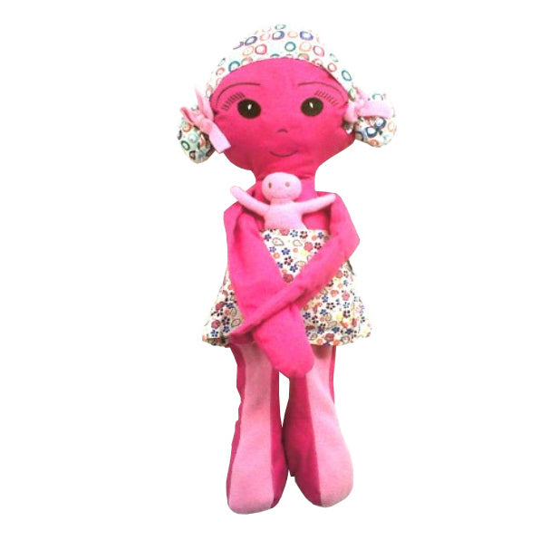 Simply Good Raggedy Doll - Pink