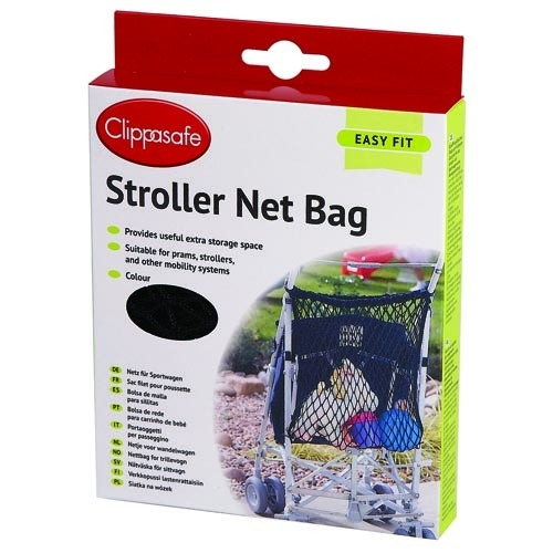 Clippasafe Stroller Net Bag – Black
