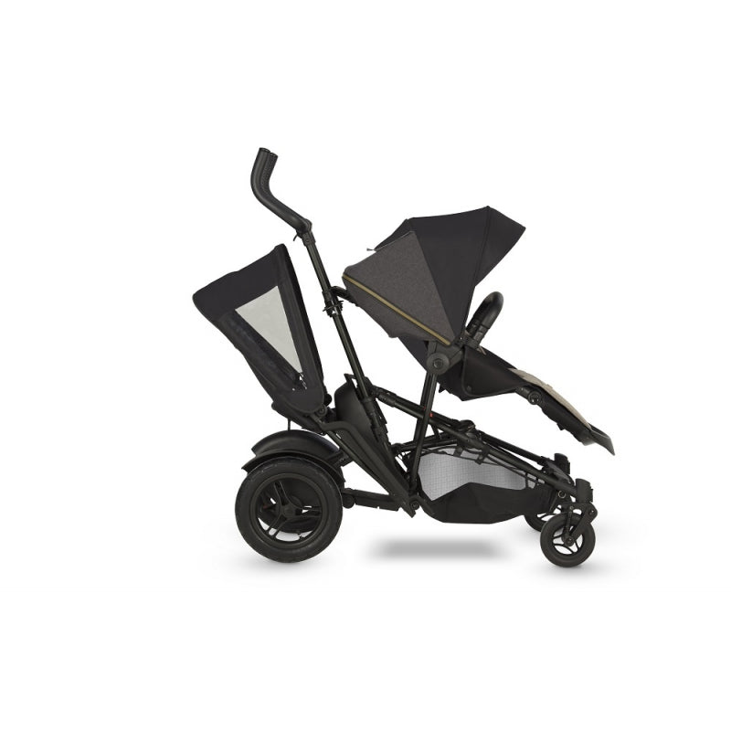 Micralite TwoFold Pushchair with Carrycot - Carbon