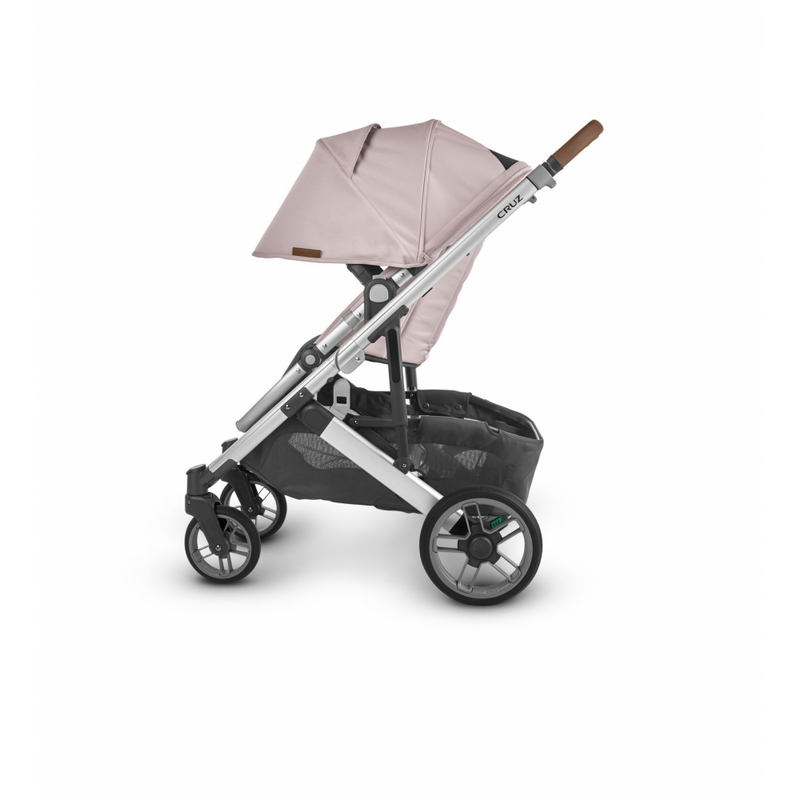 UppaBaby Cruz Pushchair - Alice - Dusty Pink/Saddle Leather - Side View