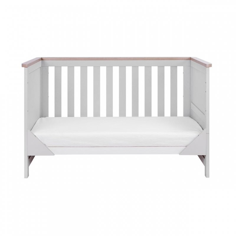 Tutti Bambini Verona Cot Bed - Dove Grey and Oak