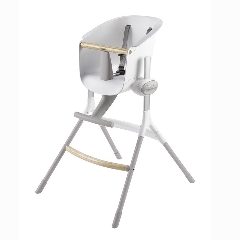 Beaba Up and Down High Chair - Grey/White