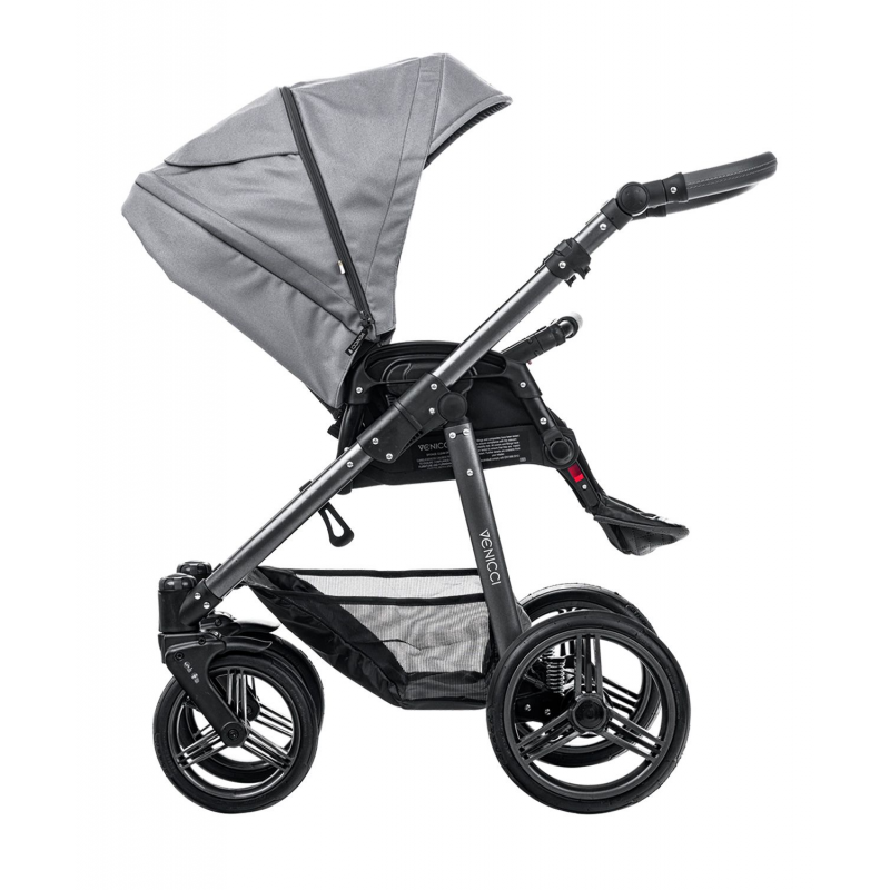 Venicci Carbo Lux 2 in 1 Travel System (7 Piece Bundle) – Natural Grey