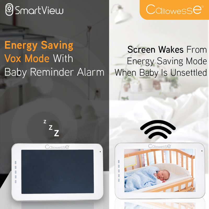 Callowesse SmartView HD Video Wi-Fi Baby Monitor