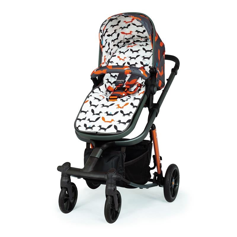 Cosatto Giggle Quad Pram and Pushchair - Charcoal Mister Fox
