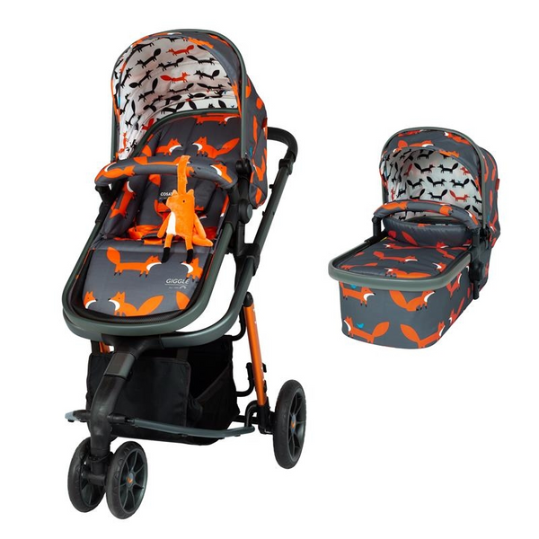 Cosatto Giggle 3 Pram and Pushchair – Charcoal Mister Fox