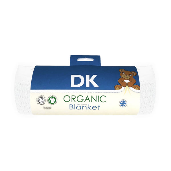 DK Glovesheet - Organic Cotton Blanket - White