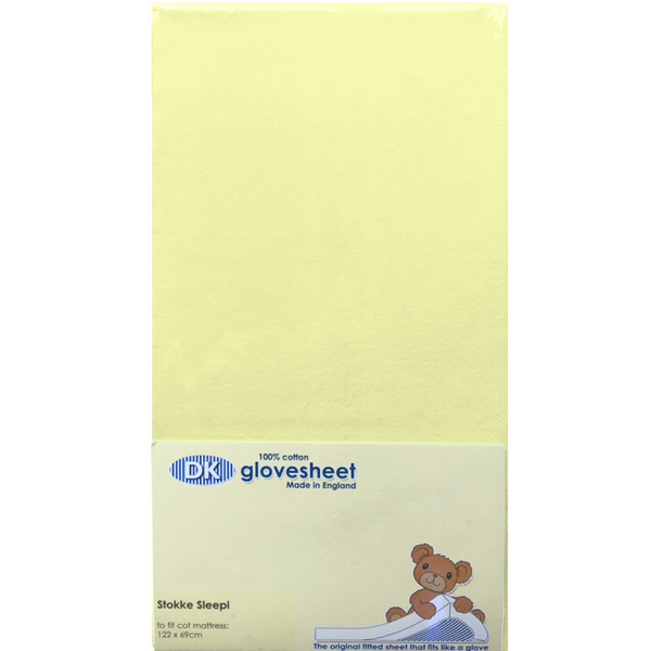 DK Glovesheet - Stokke Sleepi Fitted Sheet - Yellow
