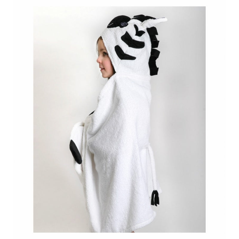 Zoocchini Kids Hooded Towel - Ziggy The Zebra