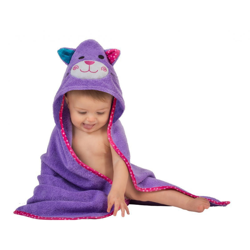 Zoocchini Baby Hooded Towels - Kallie the Kitten
