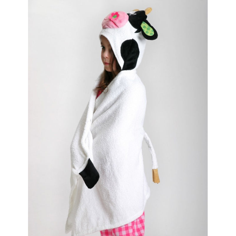 Zoocchini Kids Hooded Towel - Casey the Cow